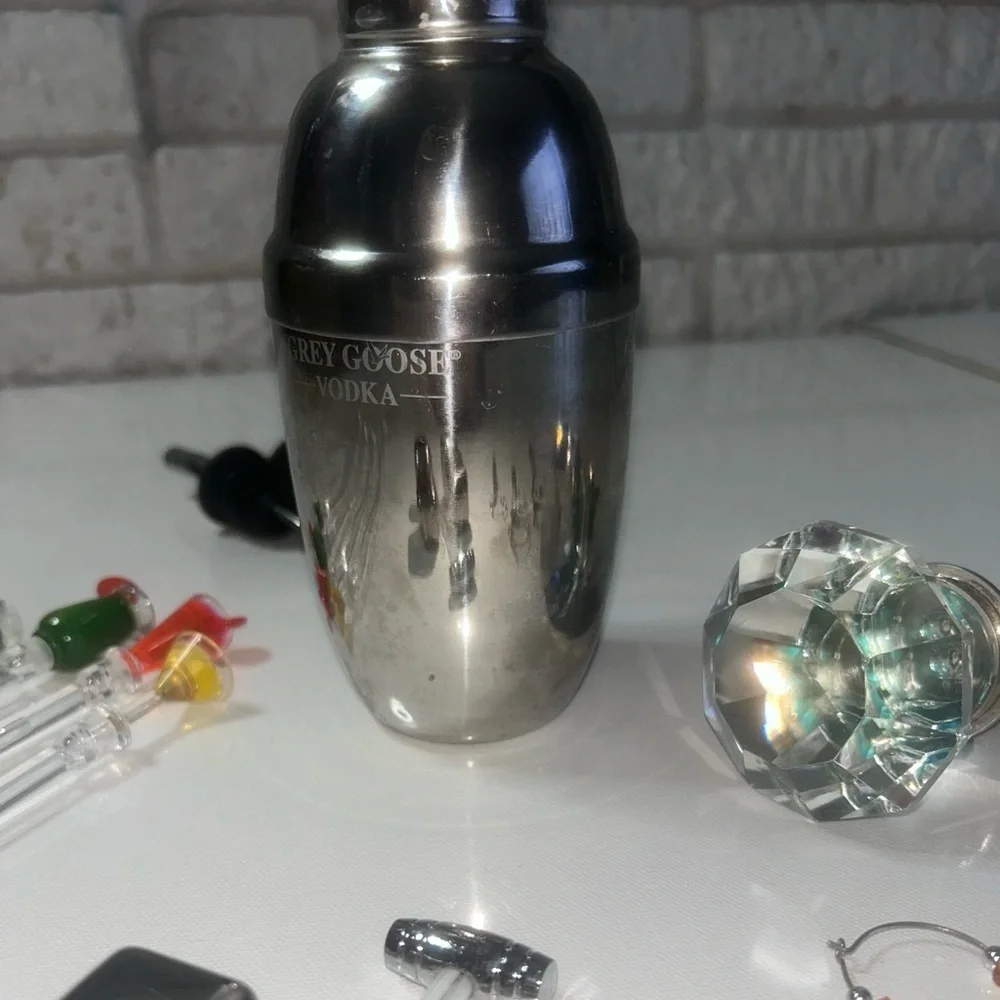 Stainless Steel Cocktail Greygoose Shaker Set Bar Accessories Decorative Tools